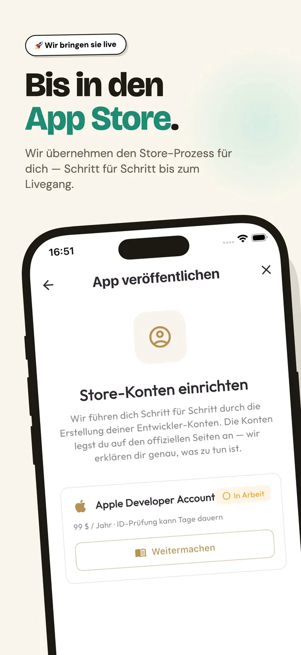 BLOCQ: Schritt für Schritt bis in den App Store